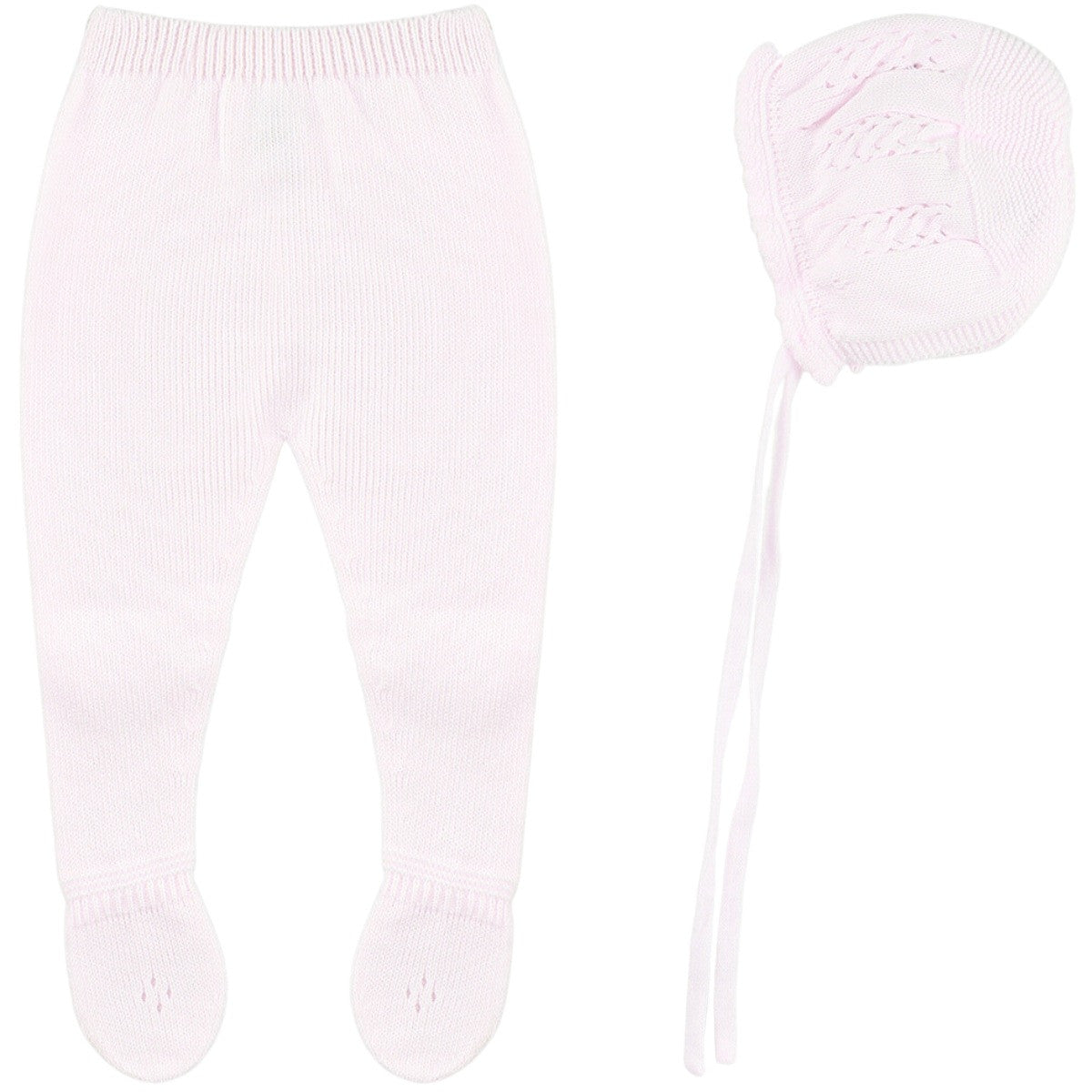 Conjunto Perle Rosa Bebe Cuello Batista