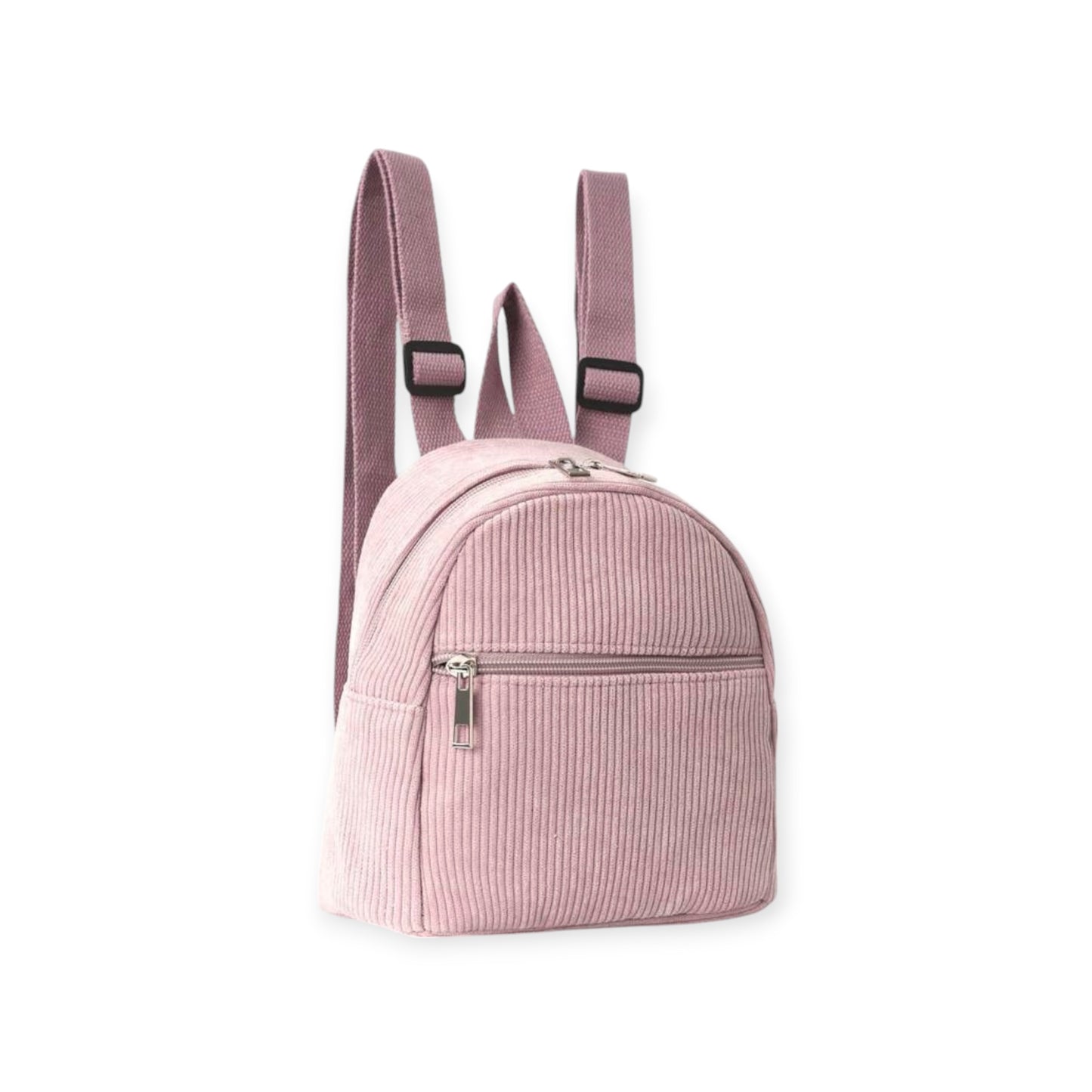 Mini Mochila de Pana Rosa Palo